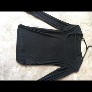 Long sleeve black shirt
